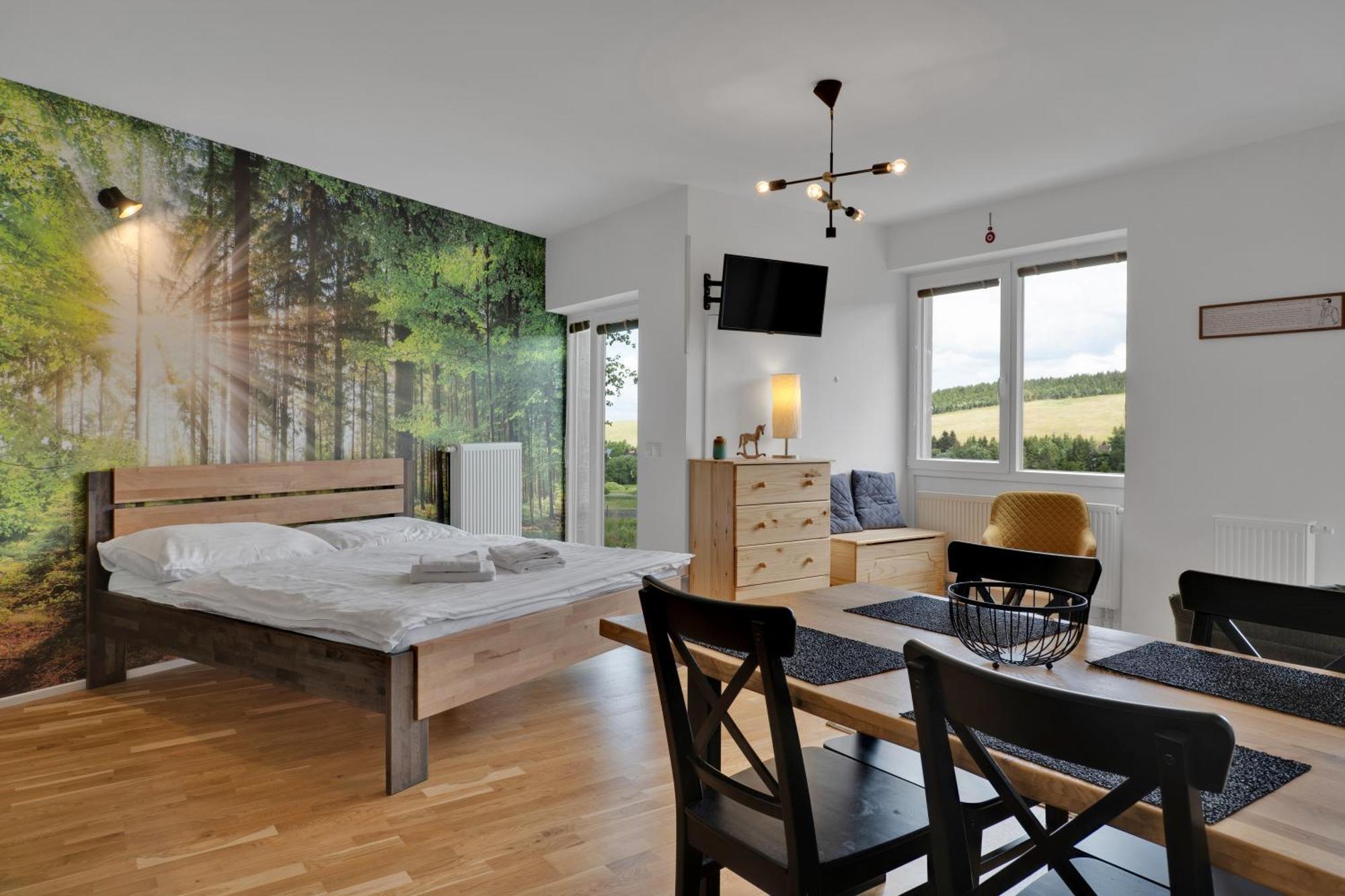 Meadows Apartments Klinovec Loučná pod Klínovcem 外观 照片